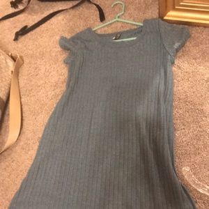 Longer t shirt dress from cotton